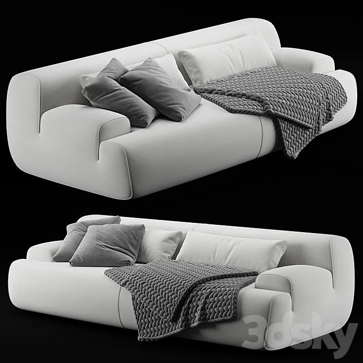 Meridiani Norton sofa 3D Model Free Download Meridiani Norton sofa 3D Model Free Download