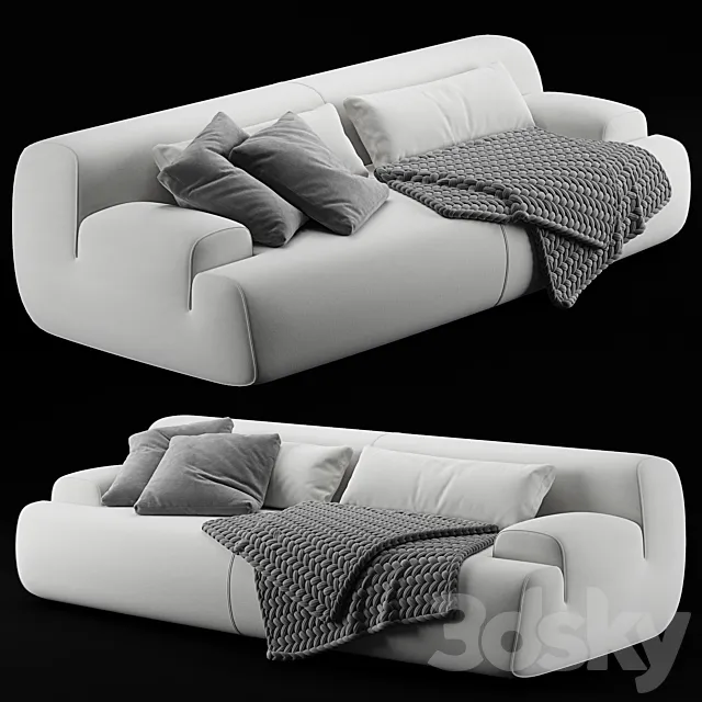 Meridiani Norton sofa 3DModel Meridiani Norton sofa 3DModel