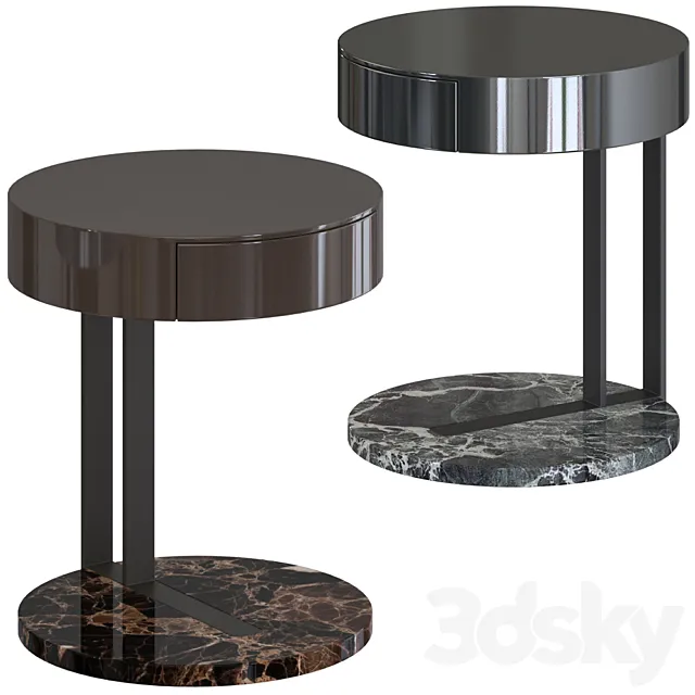 Meridiani Ralf – night table 3D Model Meridiani Ralf – night table 3D Model