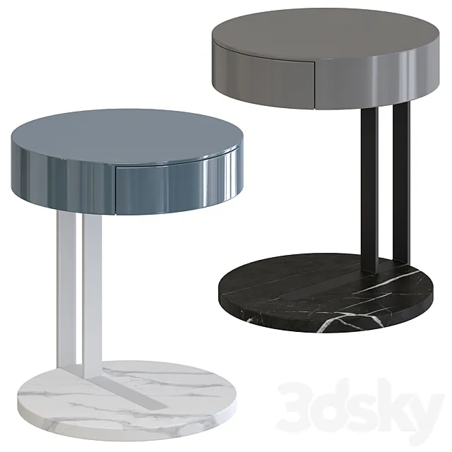 Meridiani Ralf – night table 3D Model Meridiani Ralf – night table 3D Model