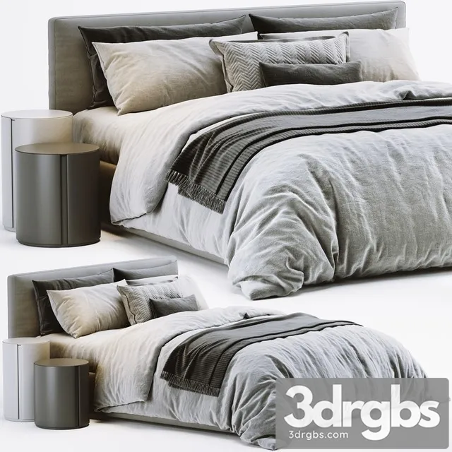 Meridiani Stone Bed 3D Model Download