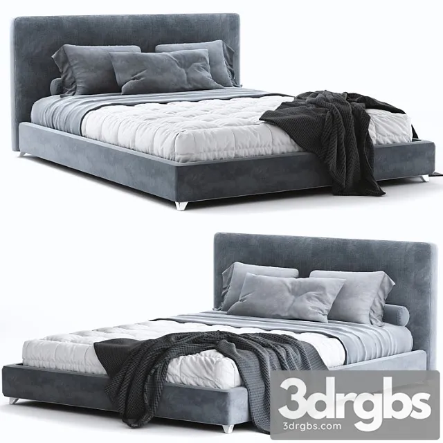 Meridiani stone up bed_22 2 3D Model Download