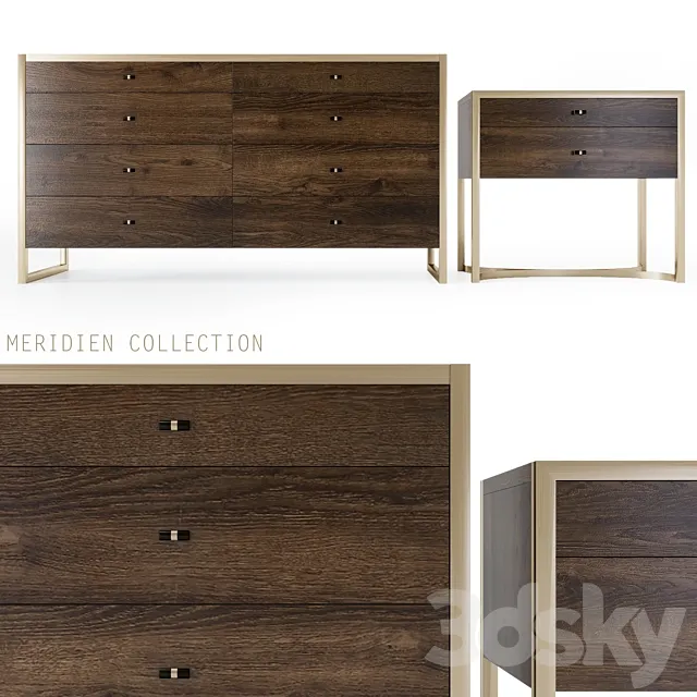 Meridien Collection_bedroom Furniture 3DModel Meridien Collection_bedroom Furniture 3DModel
