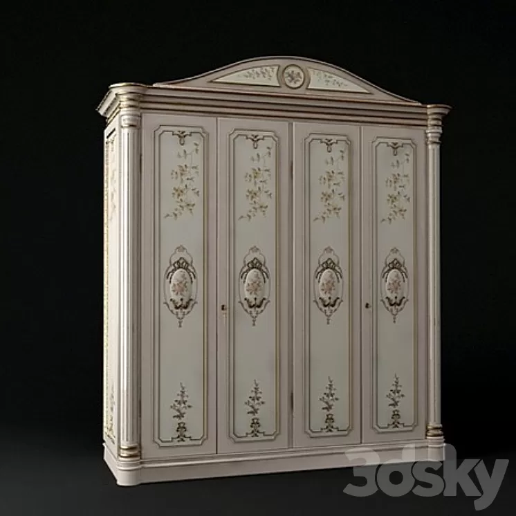 Meroni francesco efigli wardrobe 3D Model