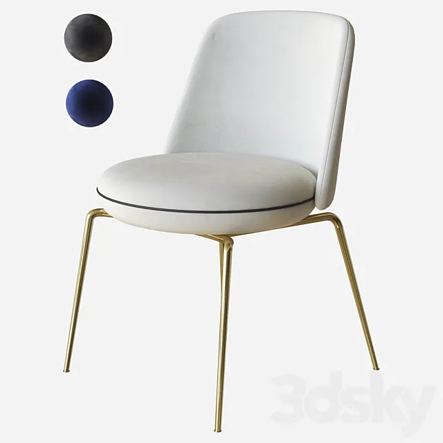 merwyn dining chair domo 3D Model