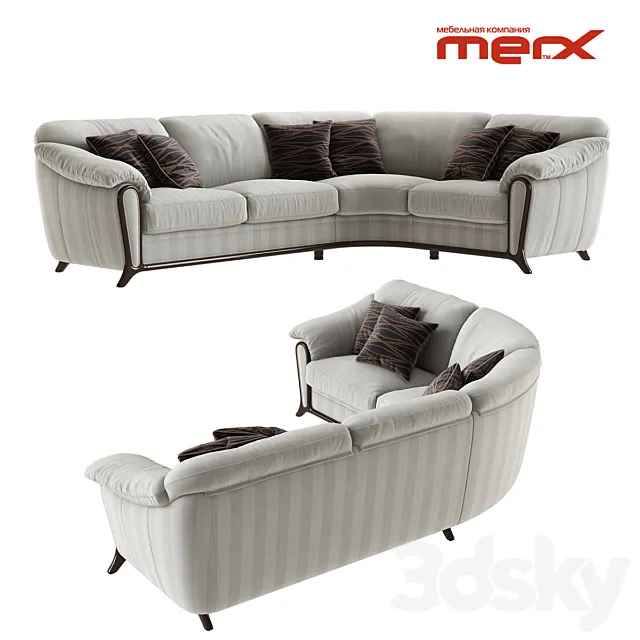 Merx _ Anastasia (Corner sofa) 3DModel Merx _ Anastasia (Corner sofa) 3DModel