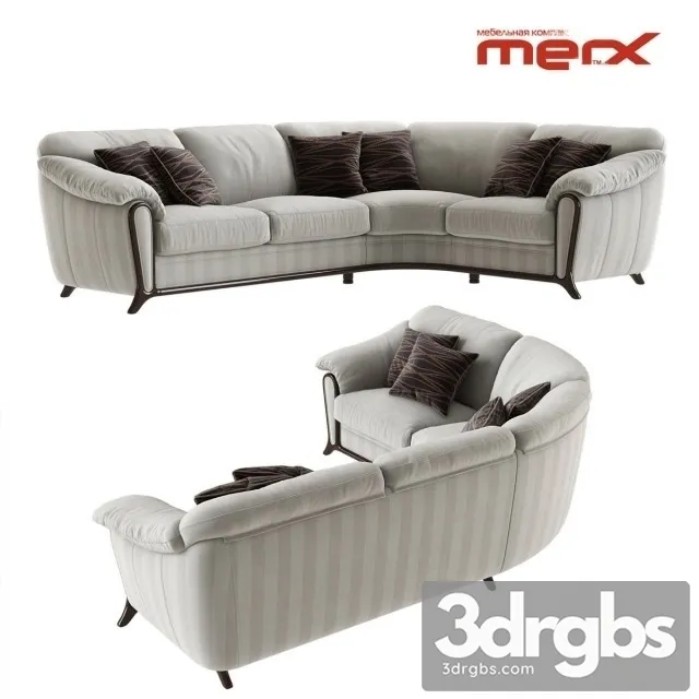 Merx Anastasia Sofa 01 3D Model Download
