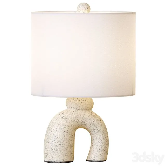 Mesa Ceramic Table Lamp 3D Model Mesa Ceramic Table Lamp 3D Model
