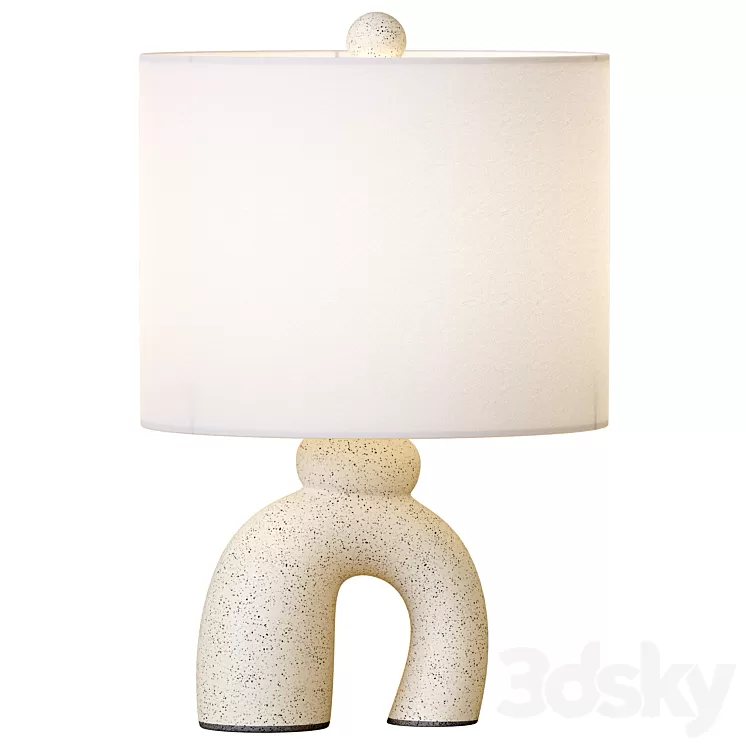 Mesa Ceramic Table Lamp 3D Model Mesa Ceramic Table Lamp 3D Model