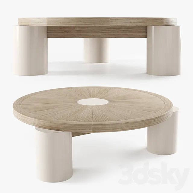 Mesa de centro – Wood coffee table 3DModel