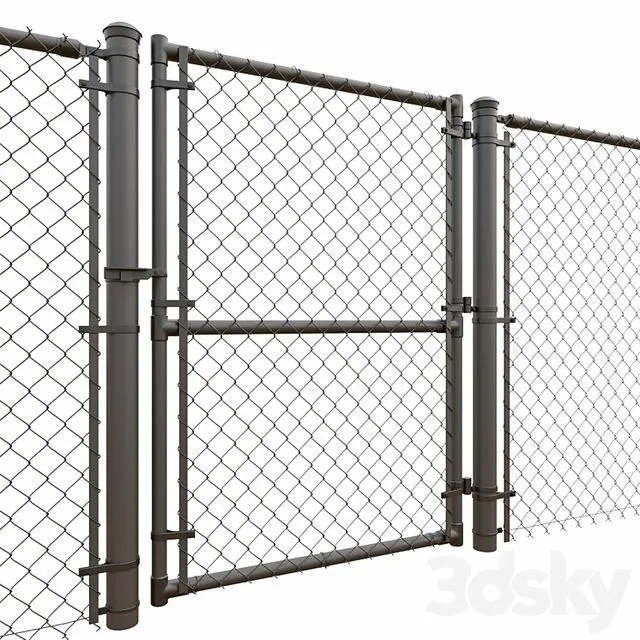 Mesh Fencing 1 3D Model Mesh Fencing 1 3D Model