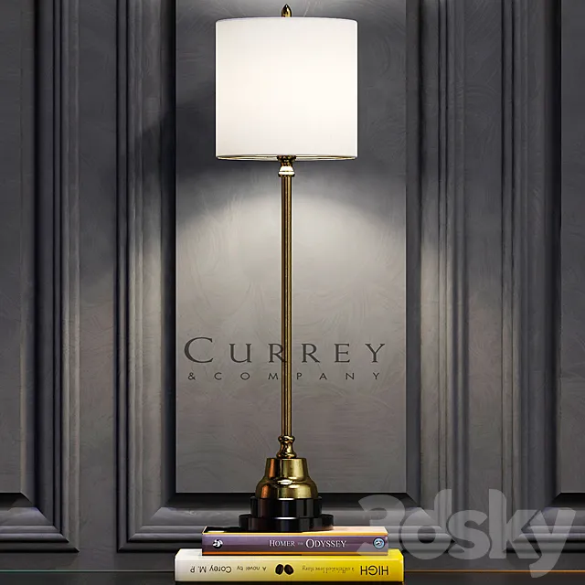 Messenger by Currey & Company 3D Model