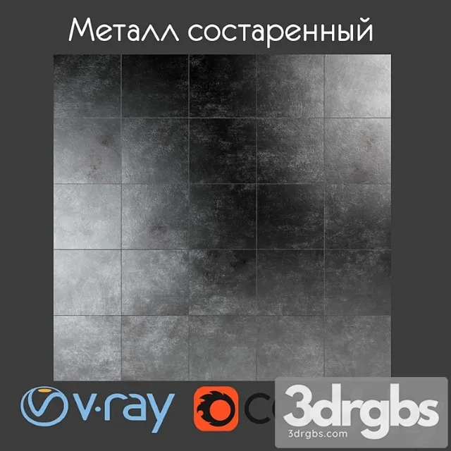 Metal aged 3D Model Download