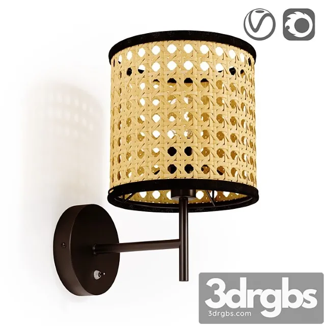Metal and weave wall lamp grizzana Metal and weave wall lamp grizzana