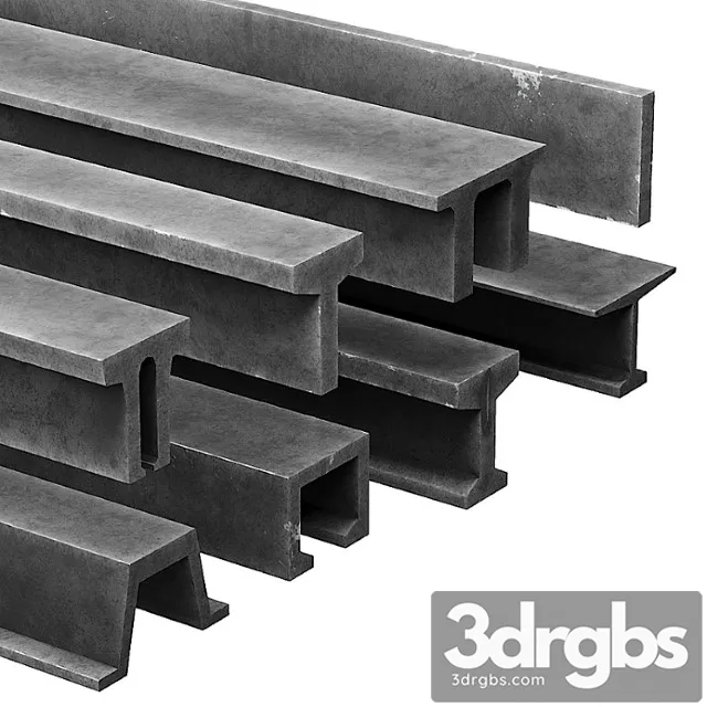 Metal beam 3D Model Download