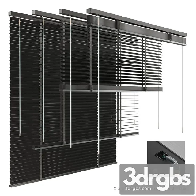 Metal blinds black 1500 in 35mm Metal blinds black 1500 in 35mm