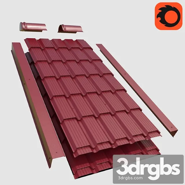 Metal cascade 3D Model Download