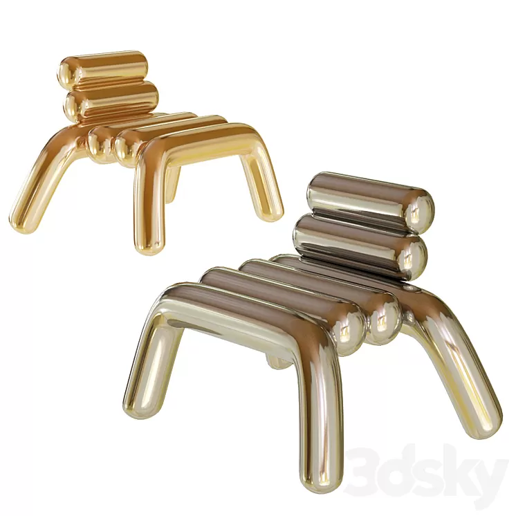 Metal Chair 3D Model Metal Chair 3D Model