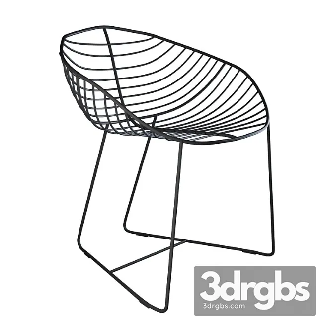 Metal chair lystok chair 2 3D Model Download Metal chair lystok chair 2 3D Model Download