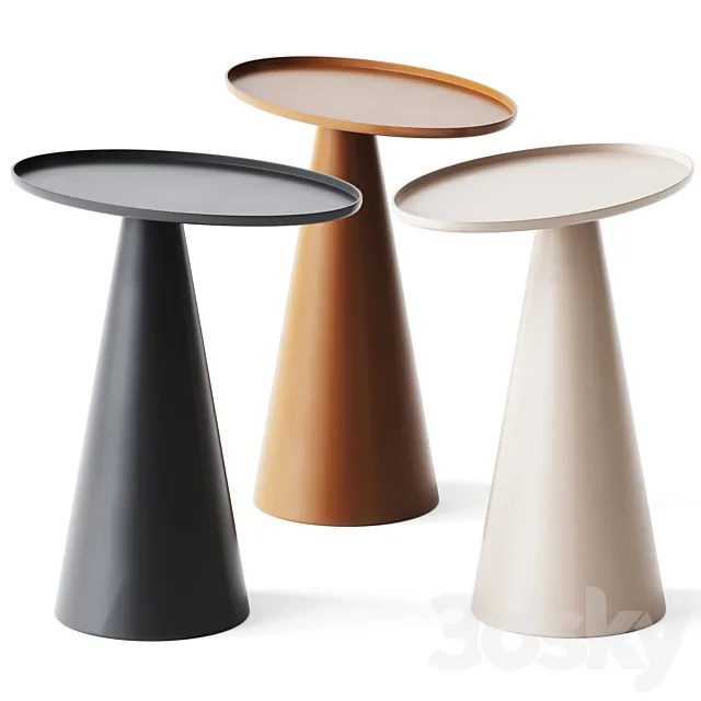 Metal Coffee Table Lillian 3D Model