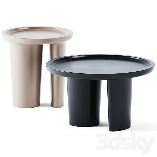 Metal Coffee Tables Calix by Baxter 3D Model