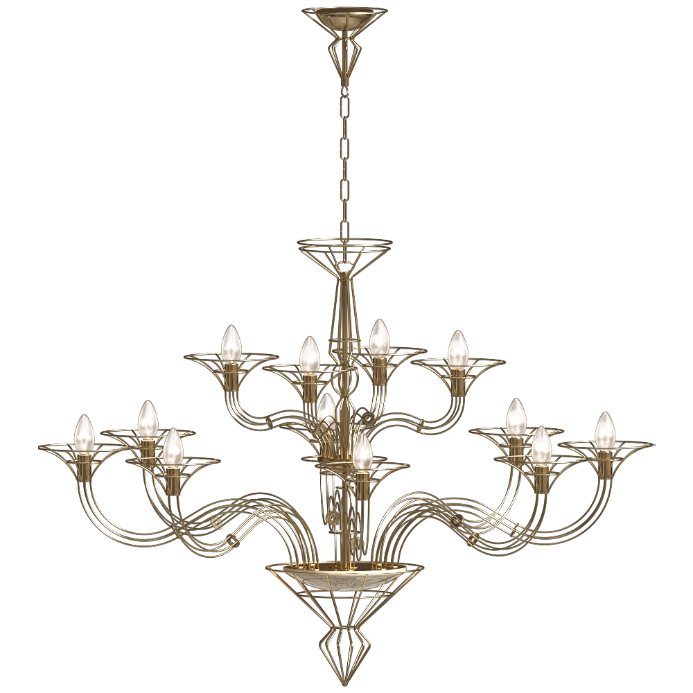 Metal Lux – Chandelier Dedalo 3D Model