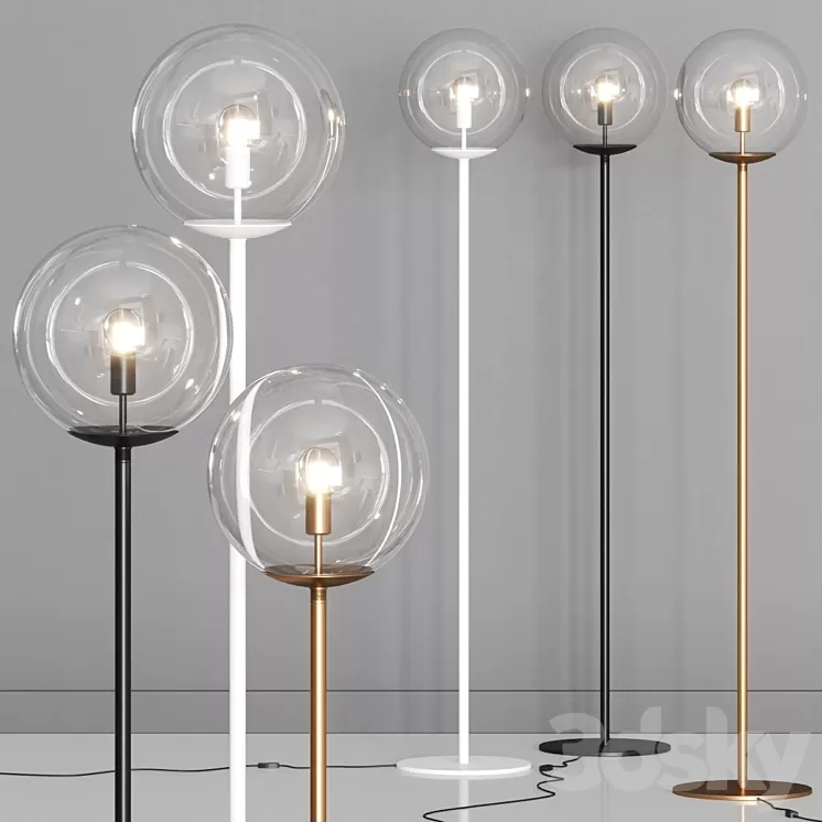 Metal Lux Global Floor Lamps 3D Model