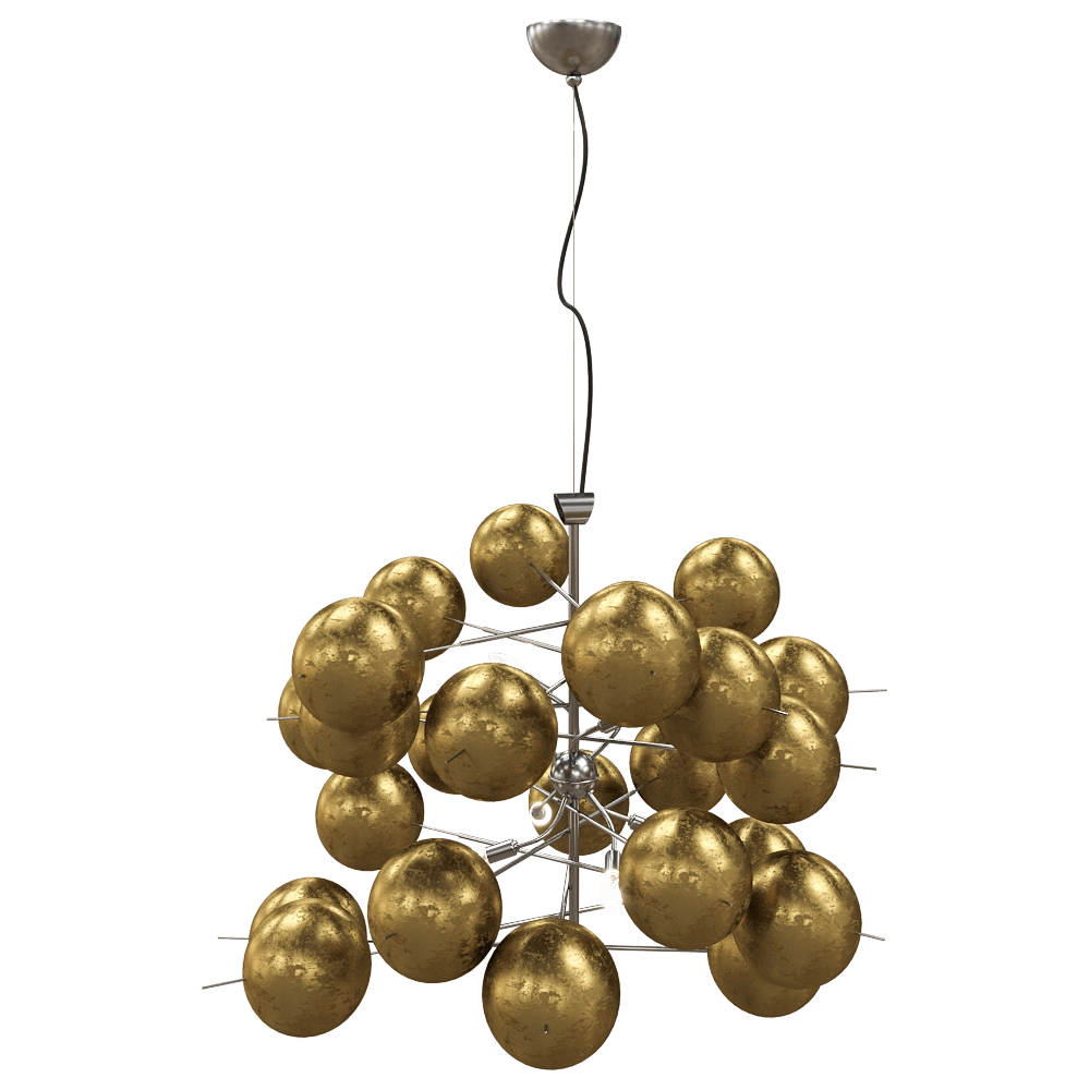 Metal Lux – Pendant lamp Atom 3D Model