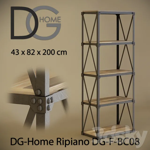 Metal racks DG-Home Ripiano DG-F-BC08 3D Model