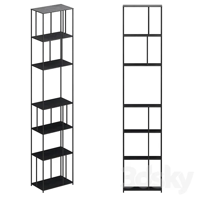 Metal shelving Hub – Ellipse 3D Model