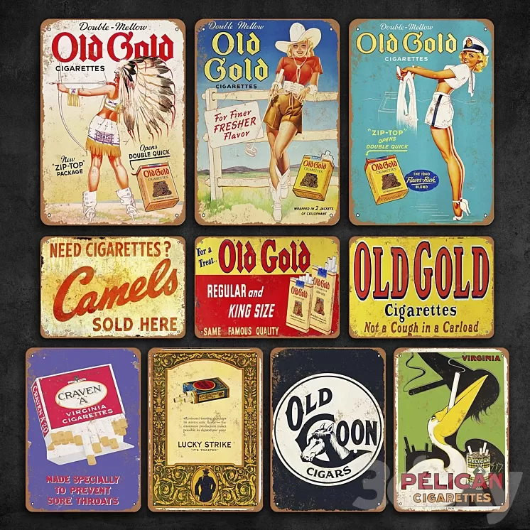 Metal Signs 59 3D Model