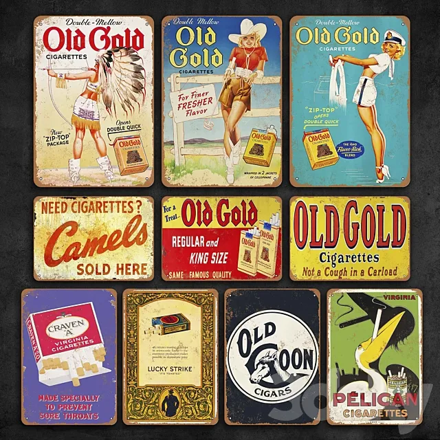 Metal Signs 59 3DModel