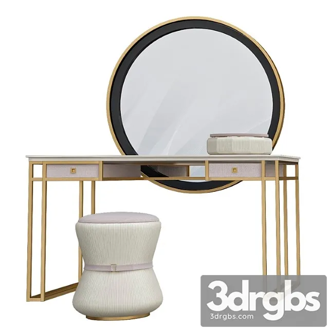 Metal vanity table 2 3D Model Download
