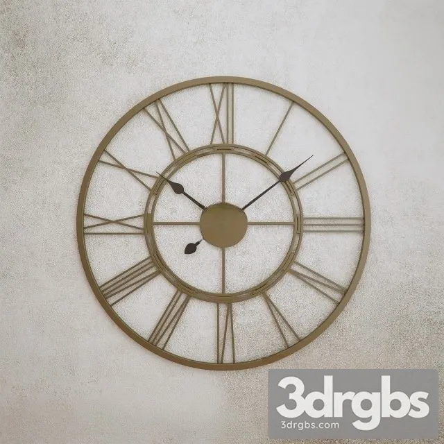 Metal wall Clock Howard Miller 3D Model Download