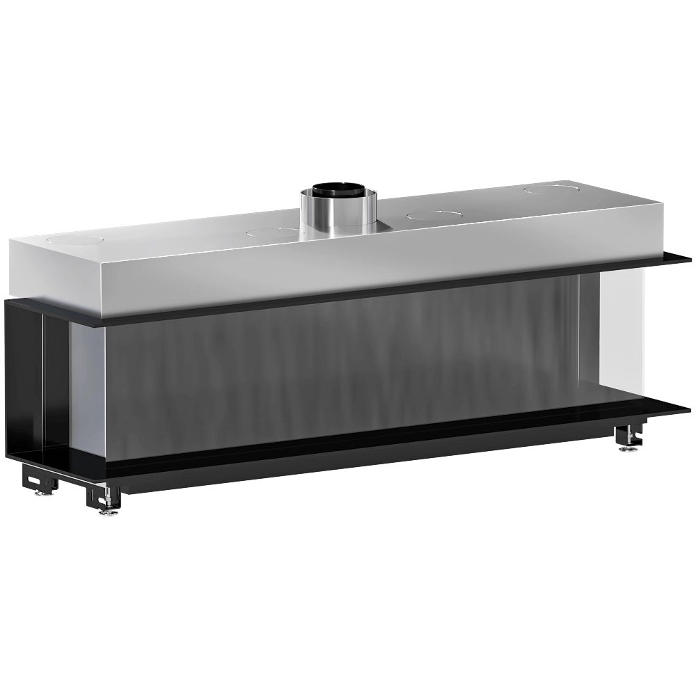 Metalfire – Fireplace Avenue MF 1600-40 GHE 3S 3D Model