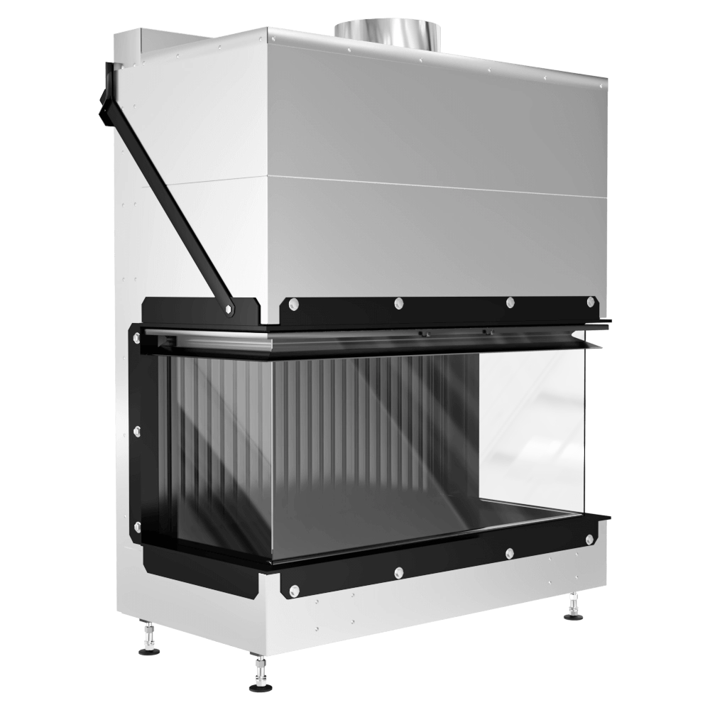 Metalfire – Fireplace Firplace Ultimate D MF 1050-50 WHE 3S V20 3D Model