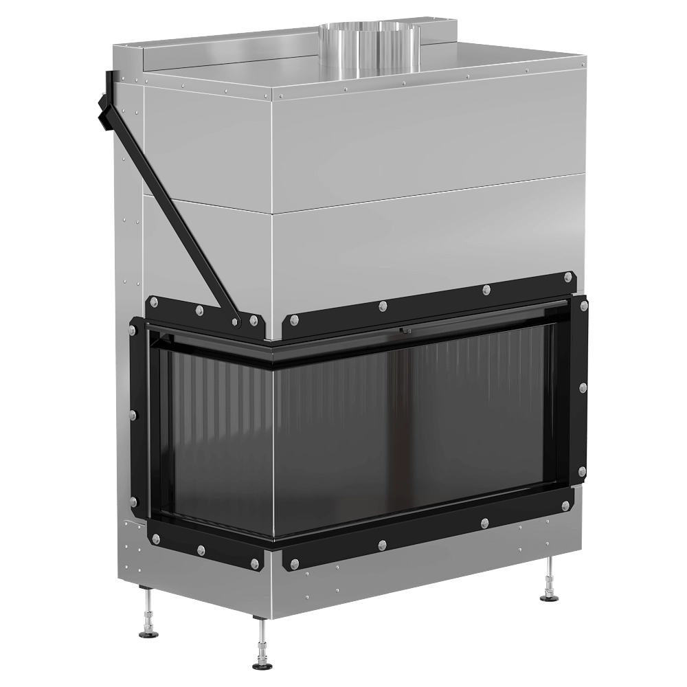 Metalfire – Fireplace Ultime D MF 1050-50 WHE 2SL V20 3D Model