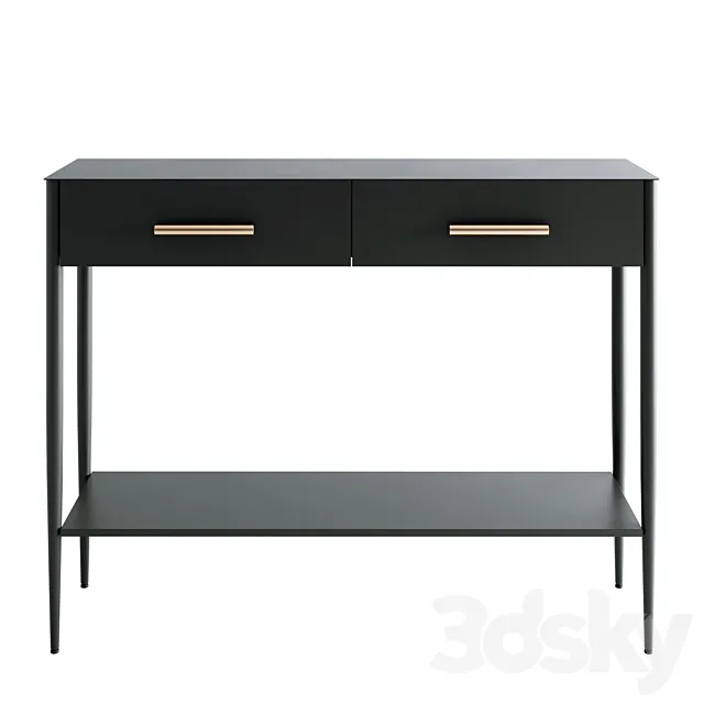 Metalwork Console 3D Model
