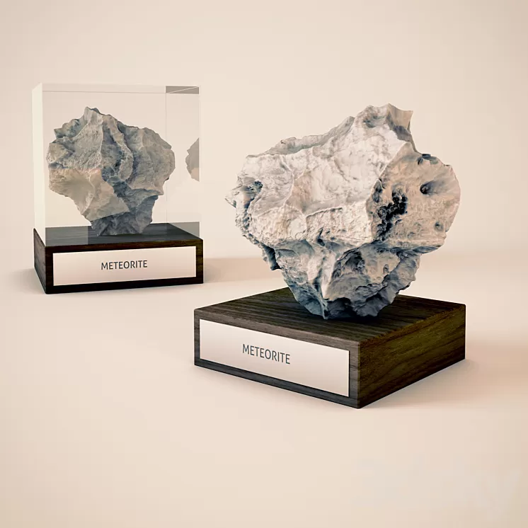 meteorite 3D Model