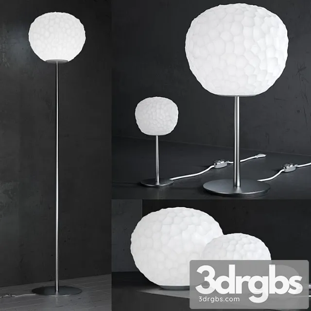 Meteorite lamp – floor and table collection 3D Model Download