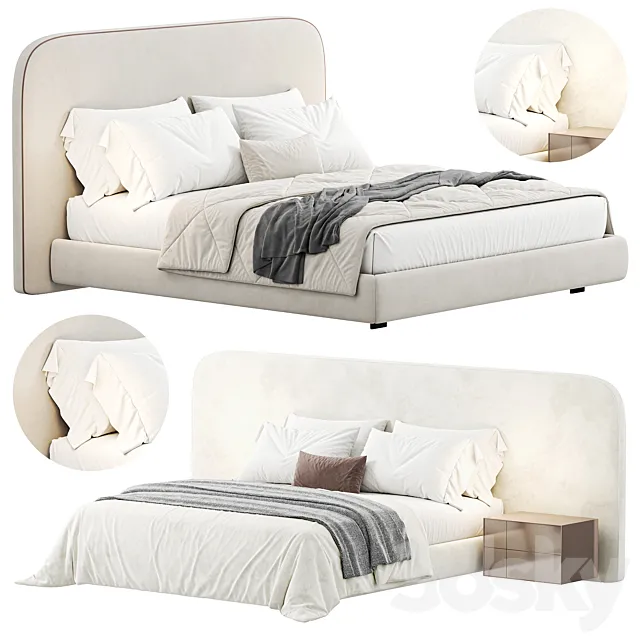 Metis Soft Bed 3D Model