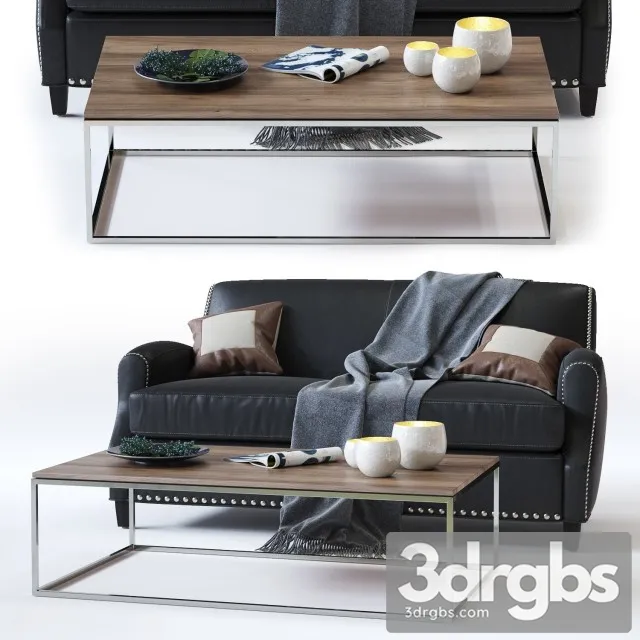 Metropole Sofa 01 3D Model Download