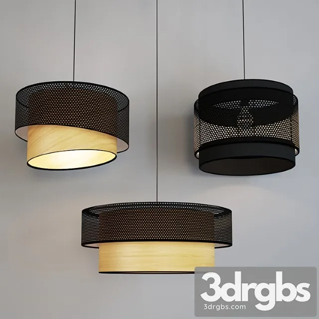 Metropolight suspension vintage set 3D Model Download Metropolight suspension vintage set 3D Model Download