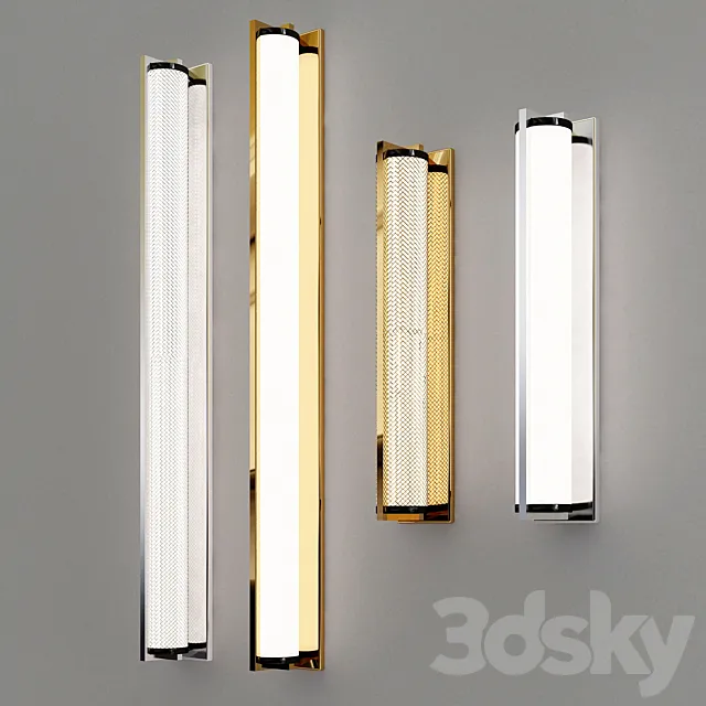 Metropolis Wall Sconce 3D Model Metropolis Wall Sconce 3D Model