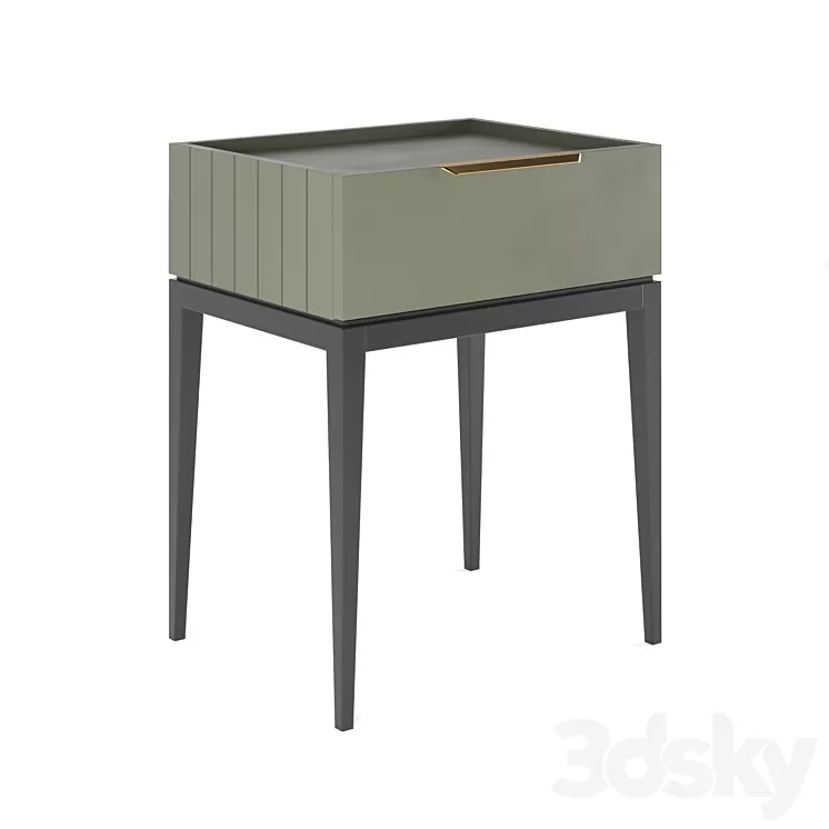 Metropolitan bedside table 3D Model Metropolitan bedside table 3D Model