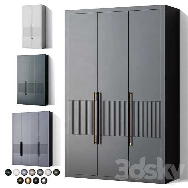 Metropolitan Cabinets by Dantone Home 01 3D Model Metropolitan Cabinets by Dantone Home 01 3D Model