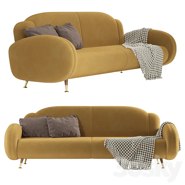 MEZZO Collection MILLER Sofa 3DModel MEZZO Collection MILLER Sofa 3DModel
