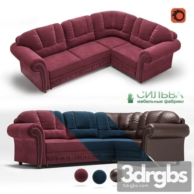 MF Silva Sofia Sofa 3D Model Download