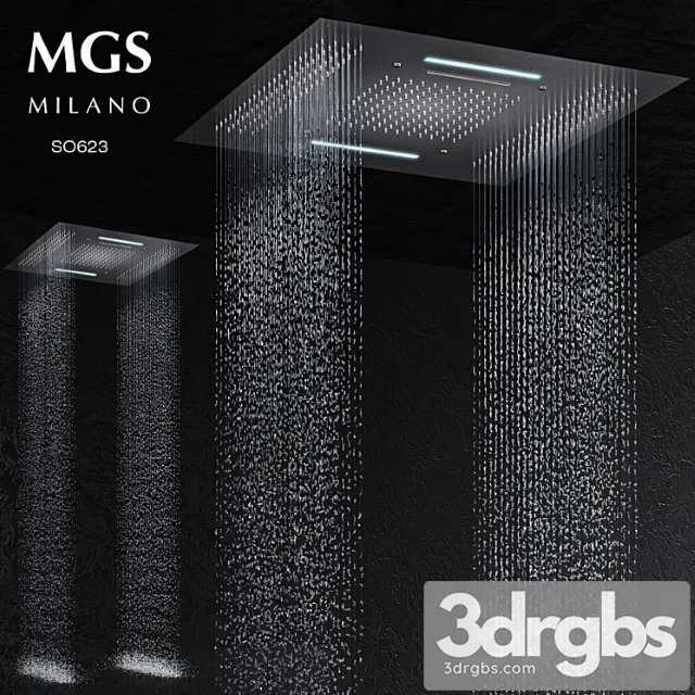 MGS Milano SO623 Rain Shower 3D Model Download