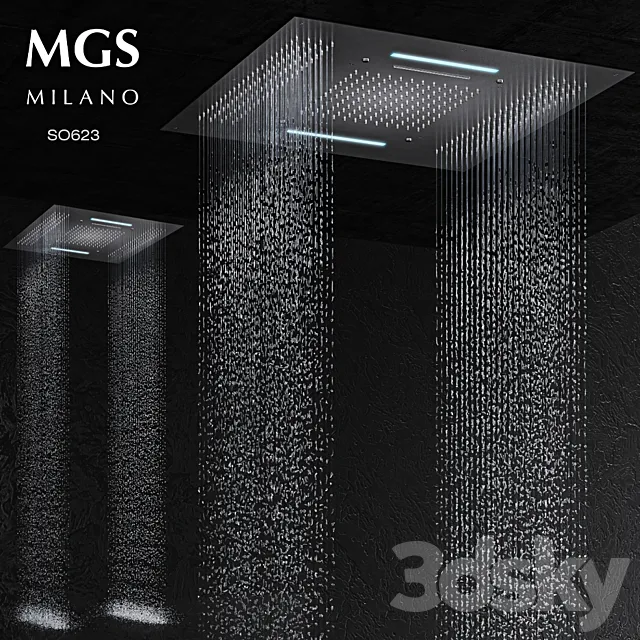 MGS milano SO623 rain shower 3DModel